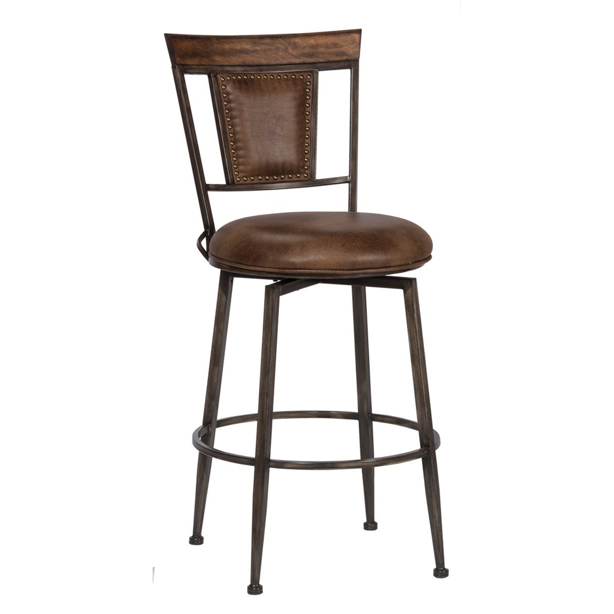 Commercial swivel bar discount stools with back